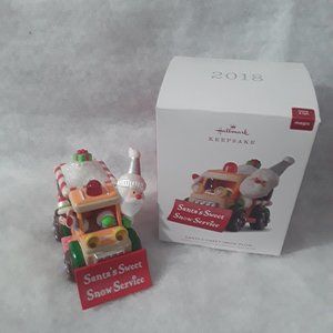 Hallmark Keepsake Hanging  Ornament Santa's  Sweet Snow Service